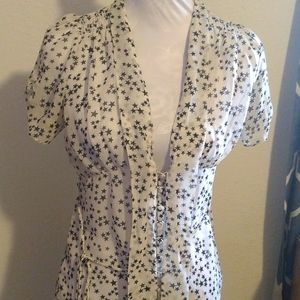 Adorable Star Sheer Top